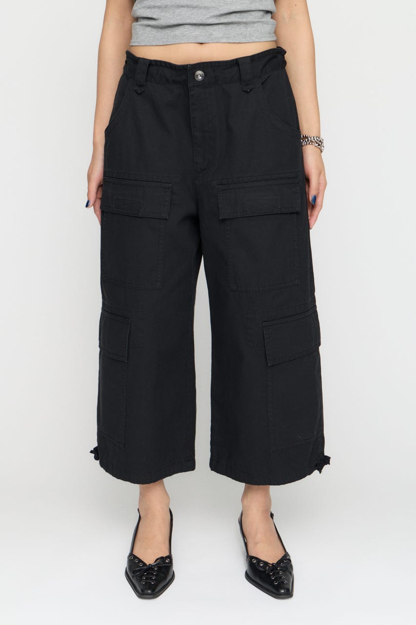 LOOSEY ANKLE パンツ BLK S