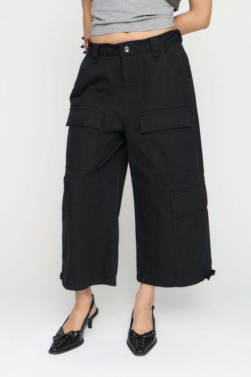 LOOSEY ANKLE パンツ BLK S