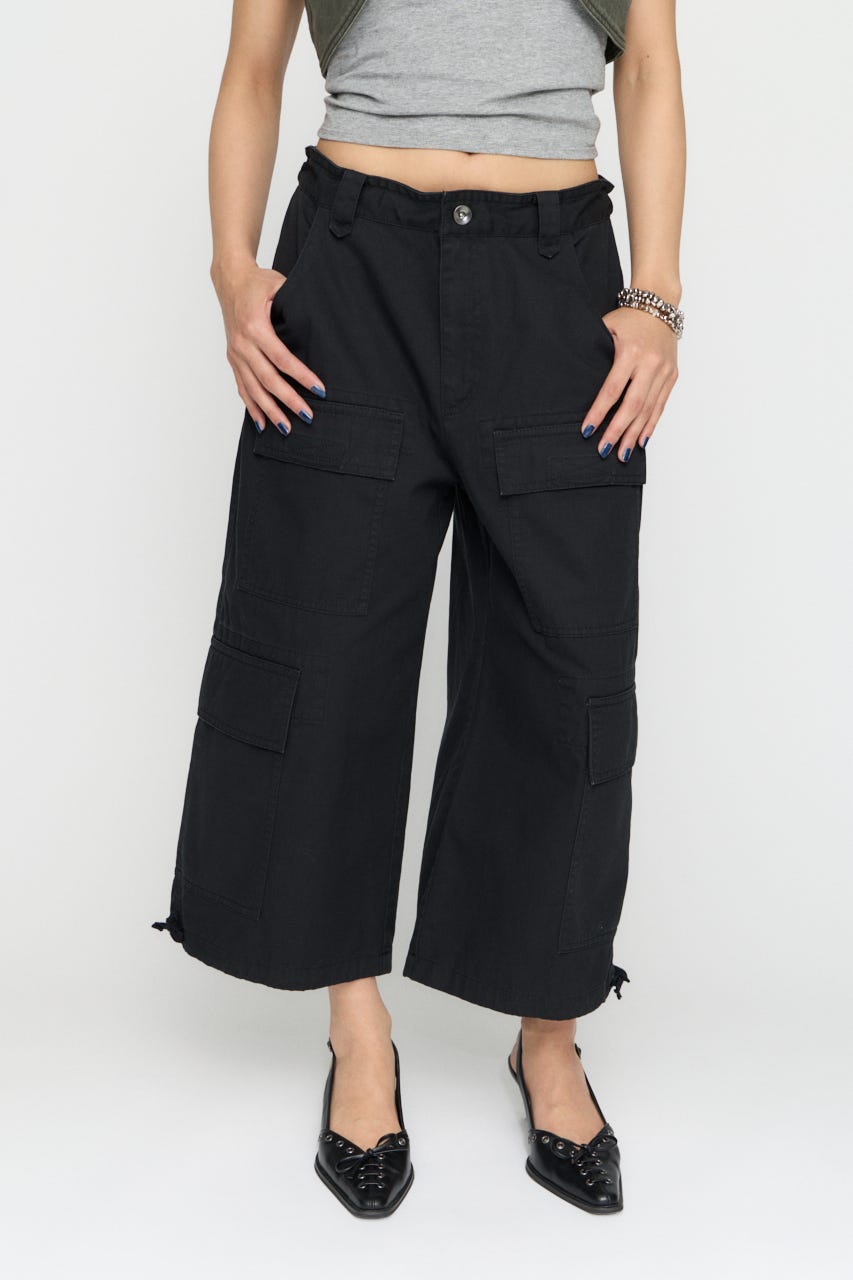 LOOSEY ANKLE パンツ BLK S