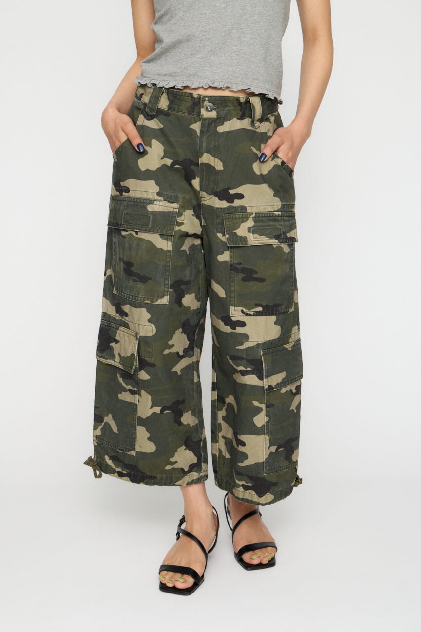 LOOSEY ANKLE パンツ 迷彩 M