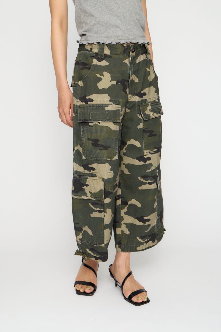 LOOSEY ANKLE パンツ 迷彩 M