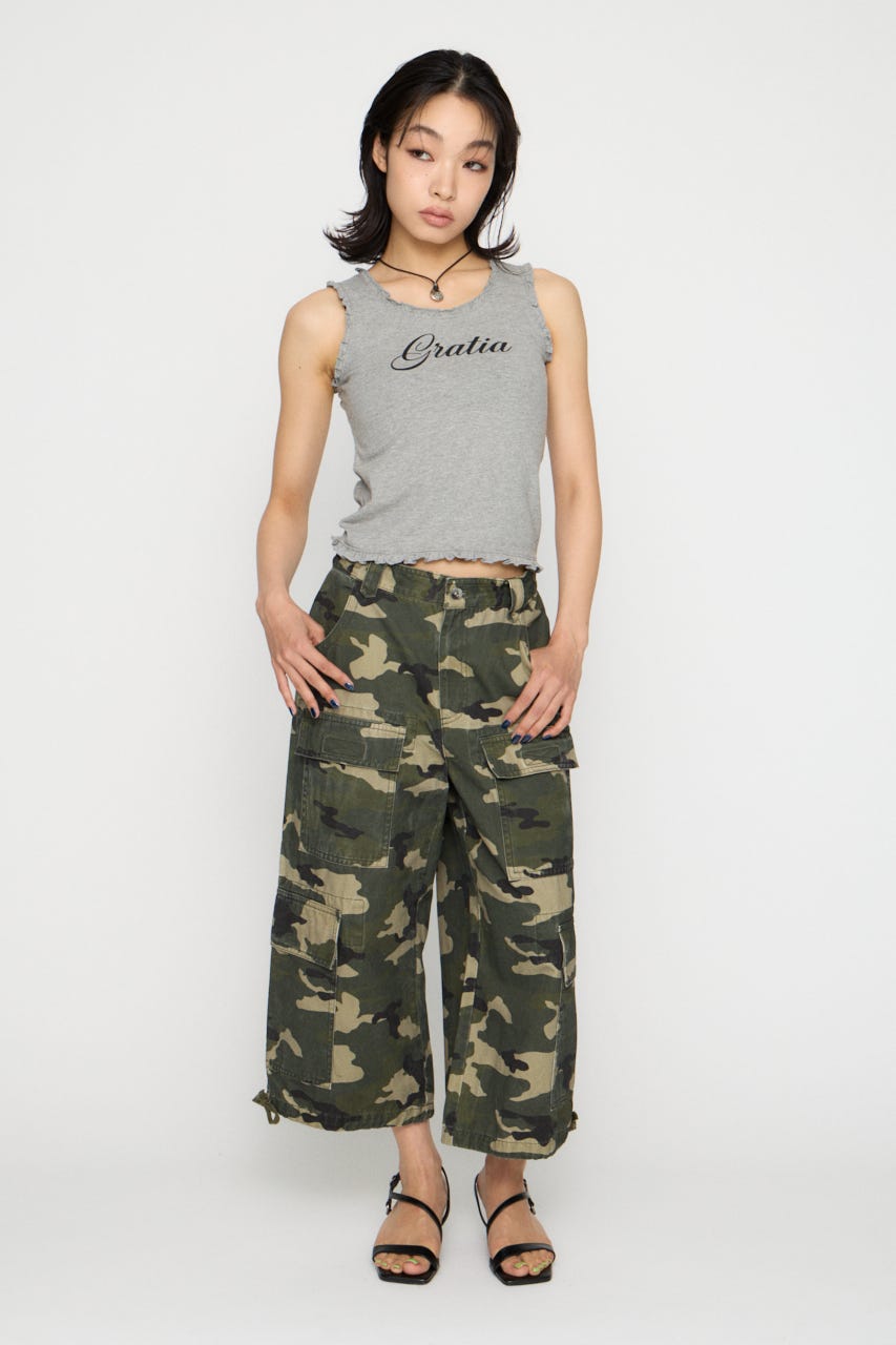 LOOSEY ANKLE パンツ 迷彩 M