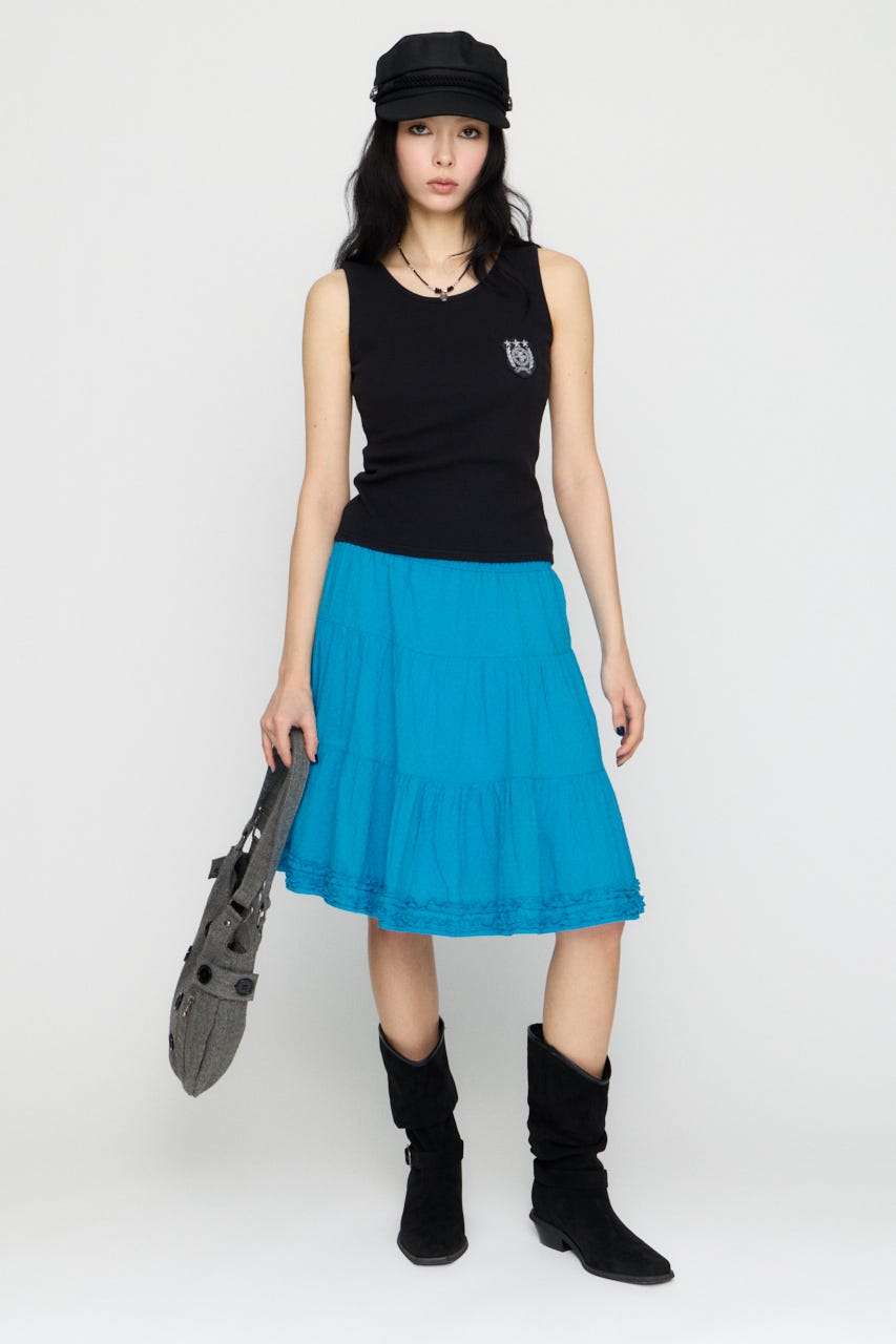 FRILL MIDI スカート TQ S