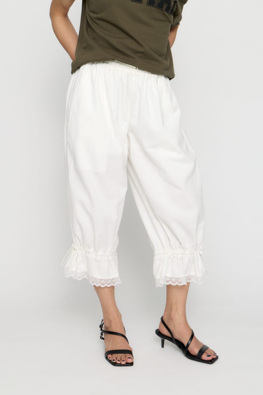 MILITARY DRAWERS パンツ WHT M