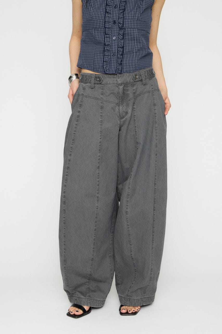 BARREL LEG MILITARY パンツ C.GRY XS