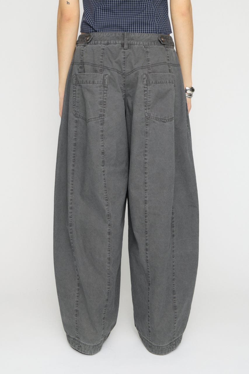 BARREL LEG MILITARY パンツ C.GRY XS