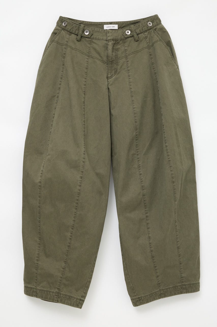 BARREL LEG MILITARY パンツ KHA XS