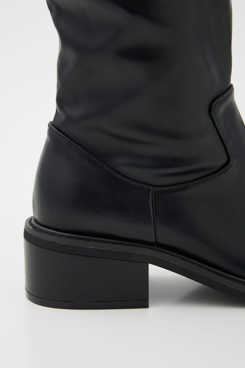 RIB FIT LONG ブーツ BLK S