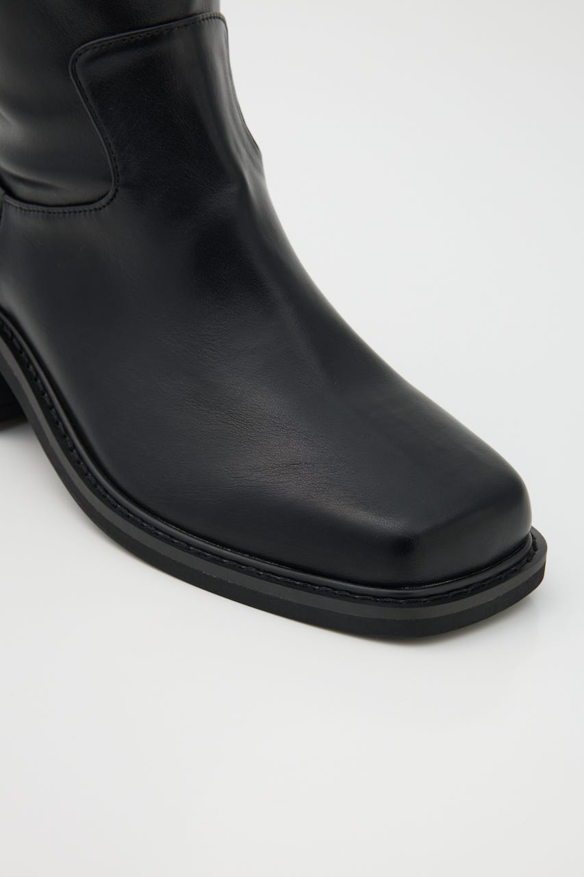 RIB FIT LONG ブーツ BLK S