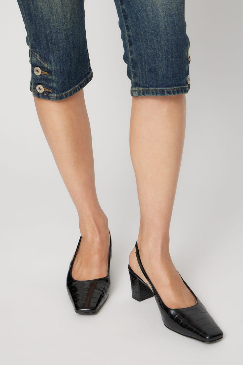 CROCO LIKE ミュール BLK M