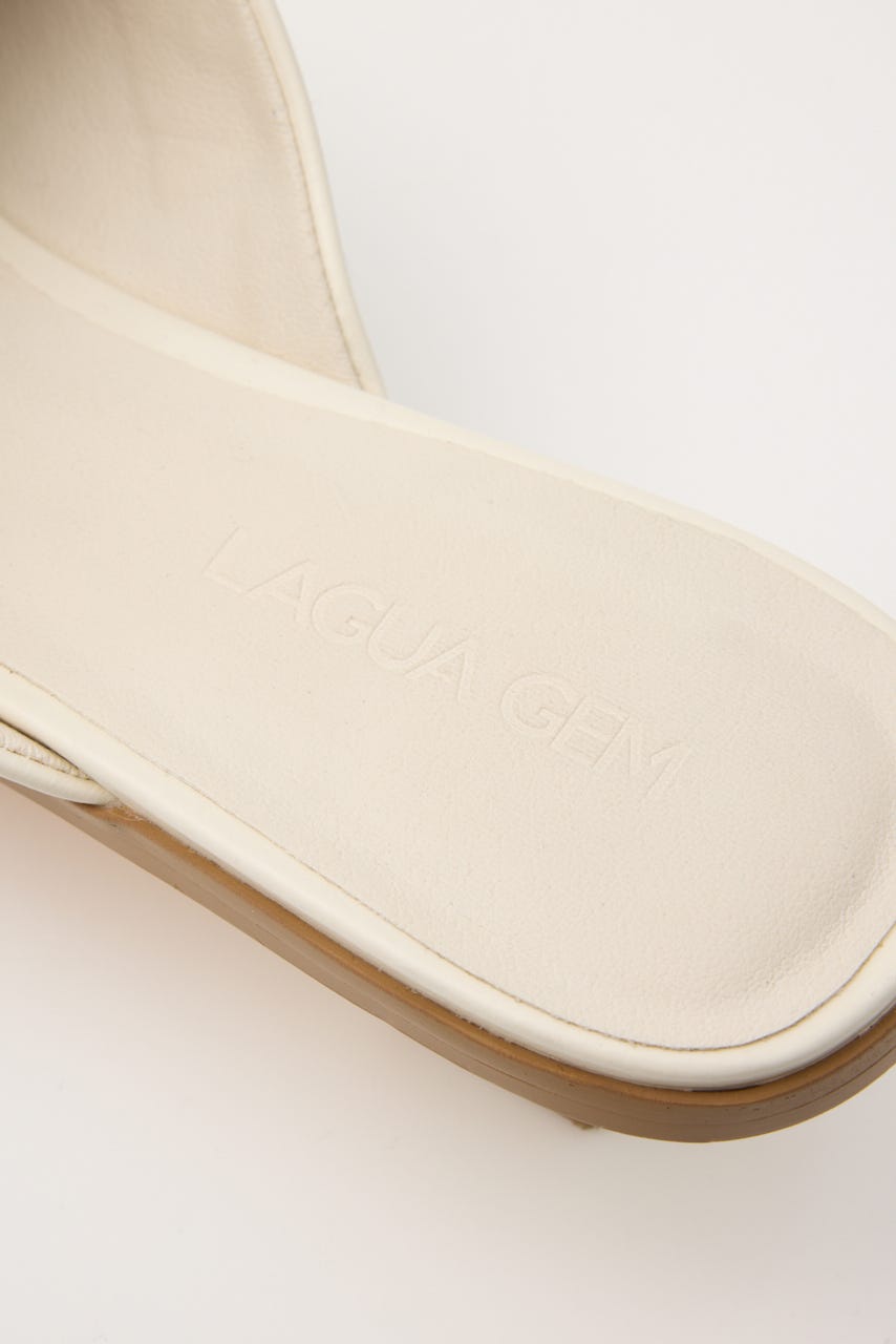 EYELET KITTEN HEEL ミュール IVOY S