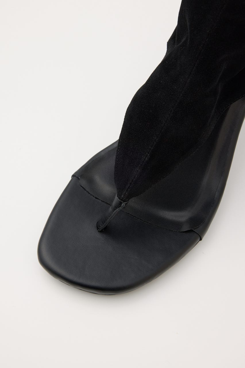 THONG MIDDLE BOOTS サンダル BLK M
