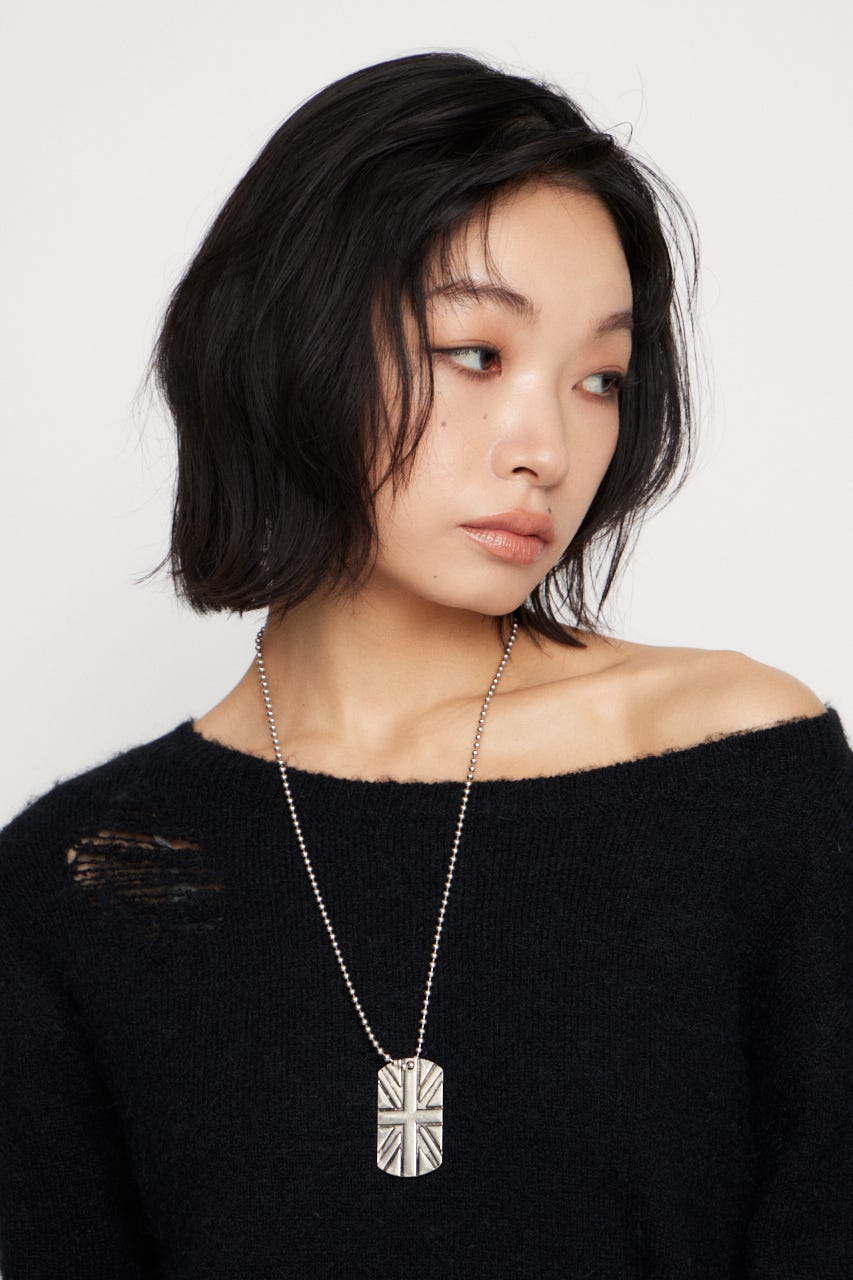 DOG TAG ネックレス SLV FREE