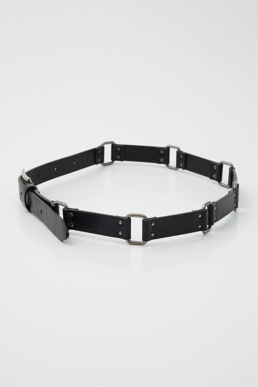 SQUARE METAL CONNECT ベルト BLK FREE