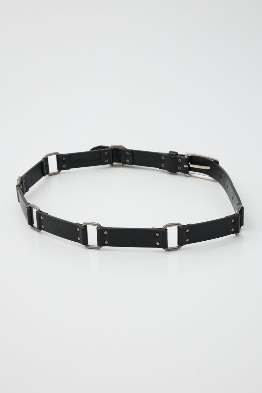 SQUARE METAL CONNECT ベルト BLK FREE
