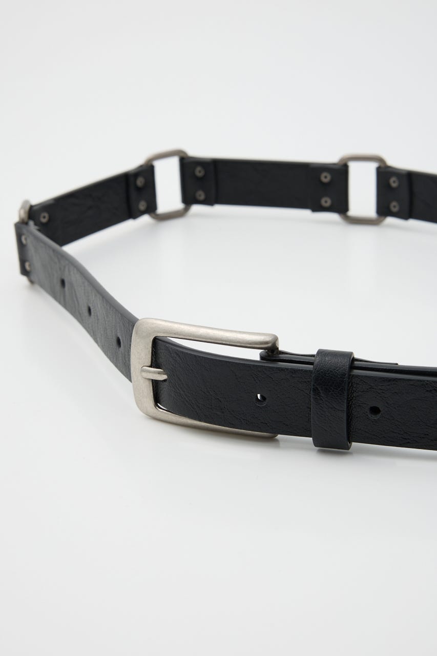 SQUARE METAL CONNECT ベルト BLK FREE