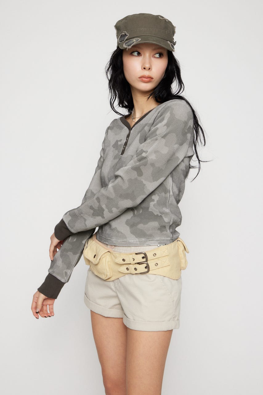 COTTON POCKET BELT バッグ L/BEG FREE