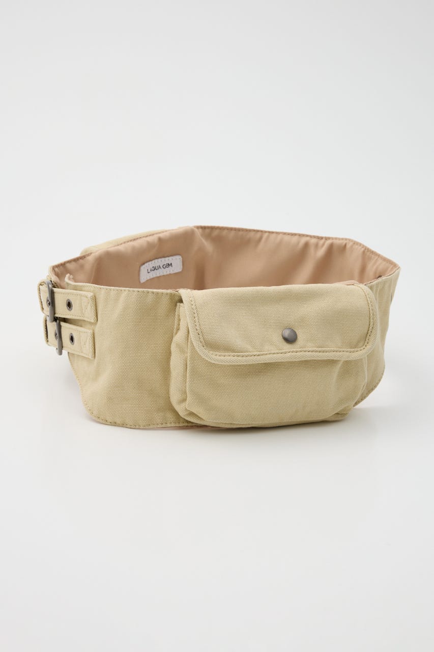 COTTON POCKET BELT バッグ L/BEG FREE