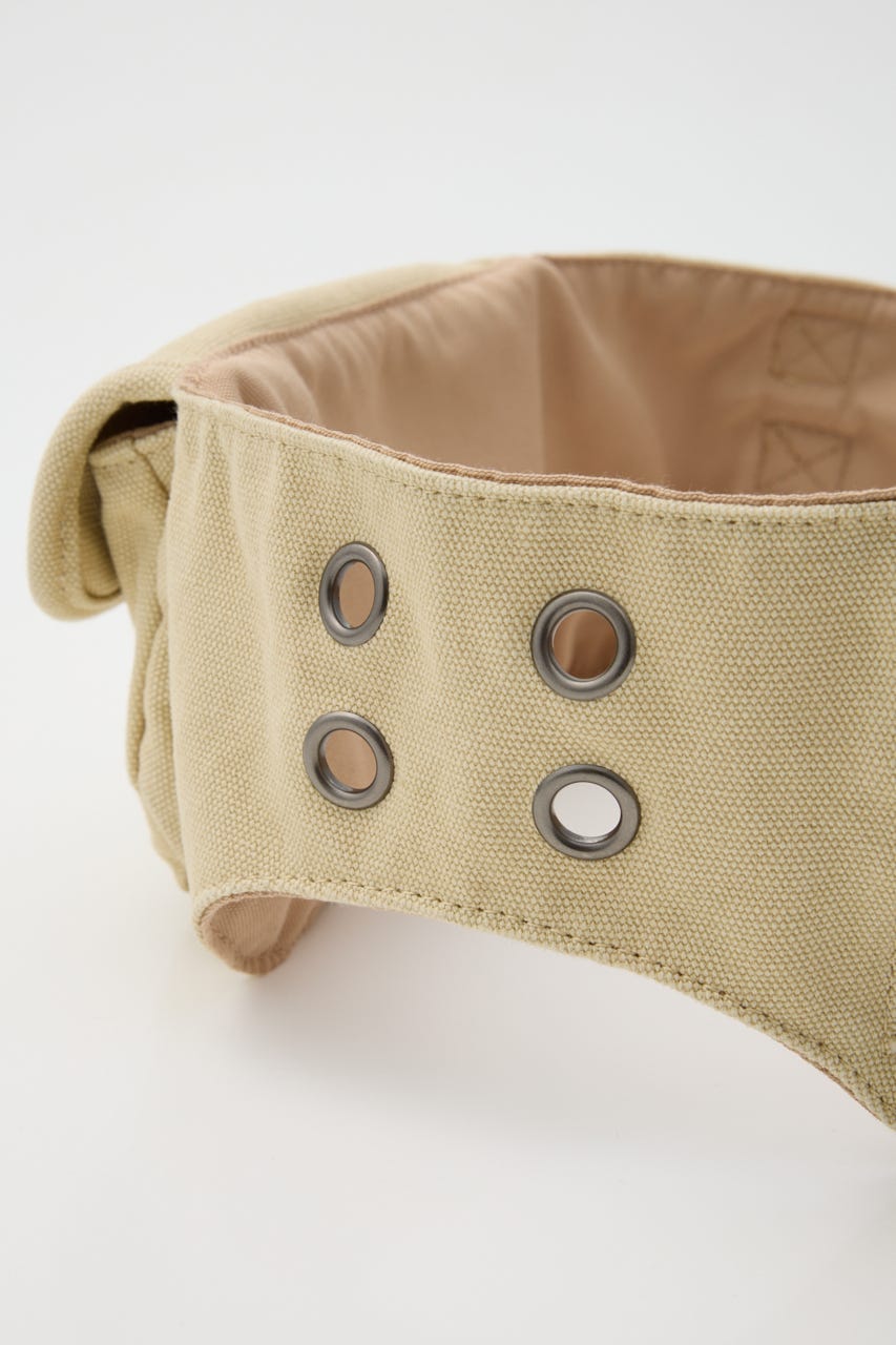 COTTON POCKET BELT バッグ L/BEG FREE