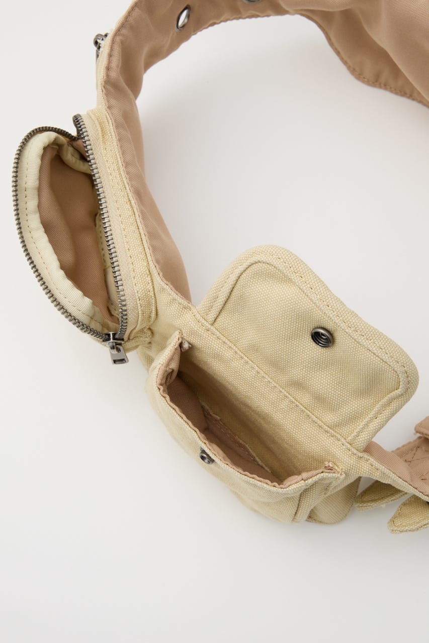 COTTON POCKET BELT バッグ L/BEG FREE