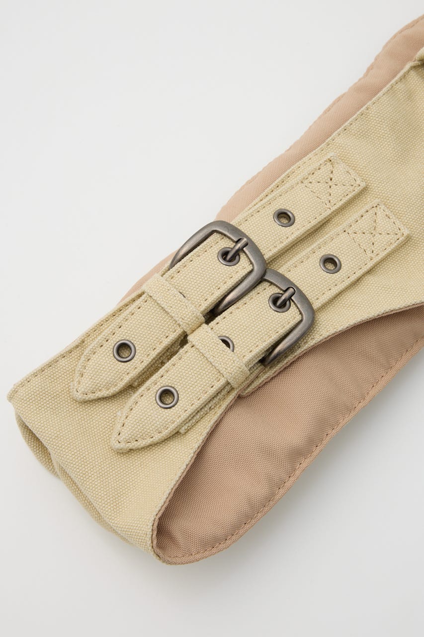 COTTON POCKET BELT バッグ L/BEG FREE