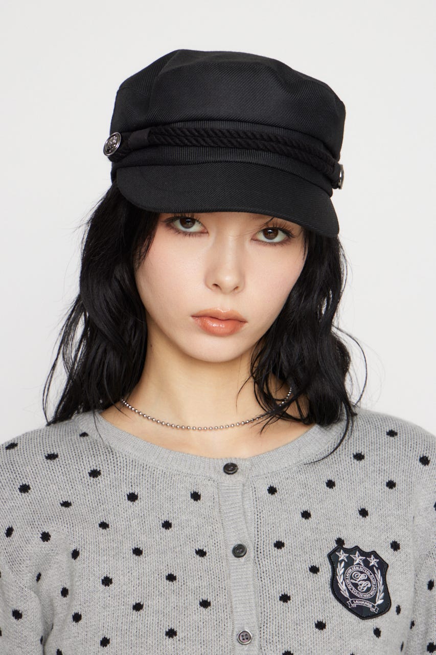 STRIPE MARINE キャップ BLK FREE