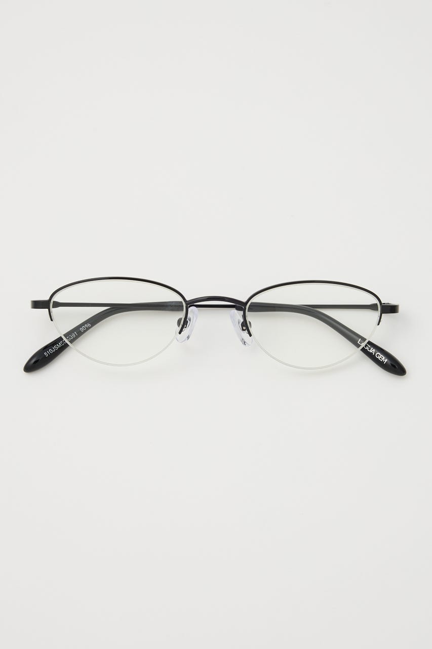 HALF FRAME アイウェア BLK FREE