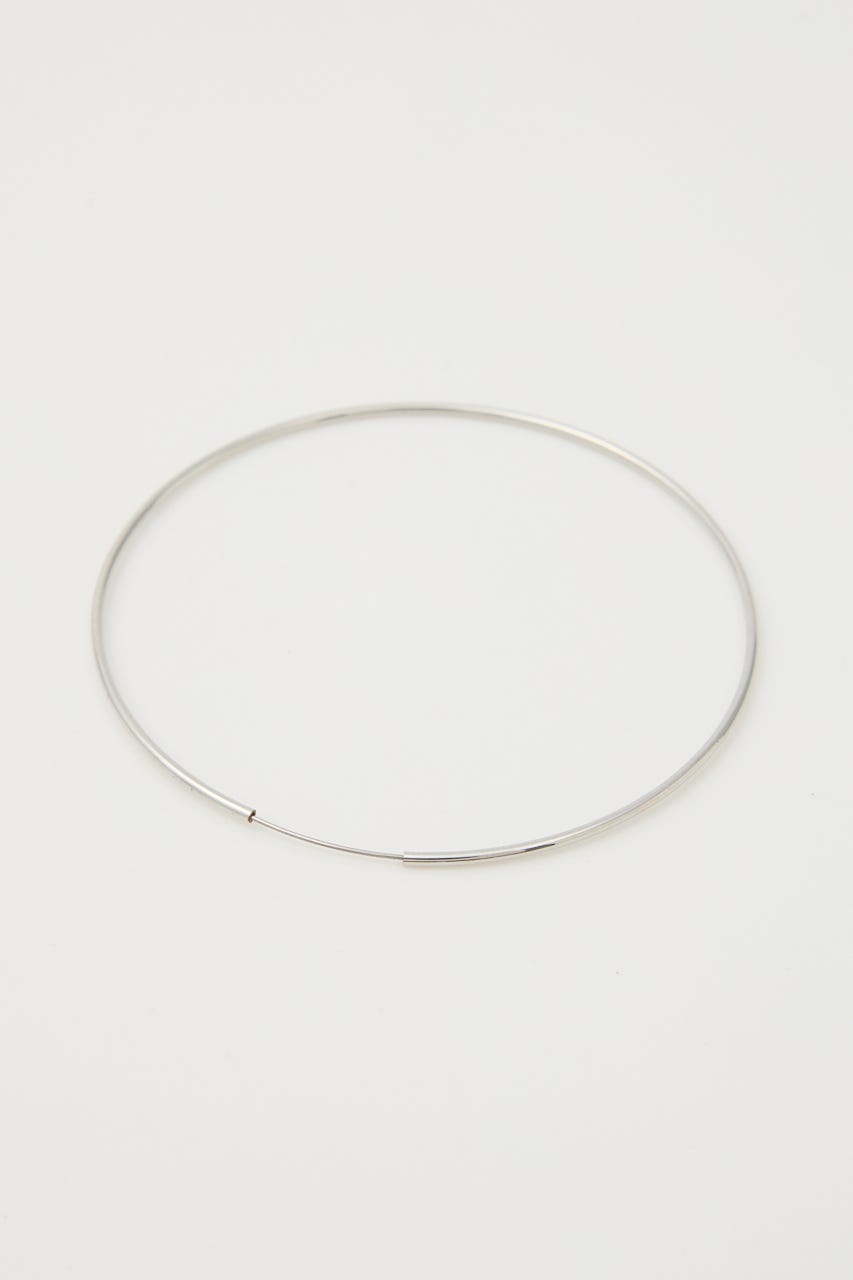 THIN HOOP ピアス SLV FREE