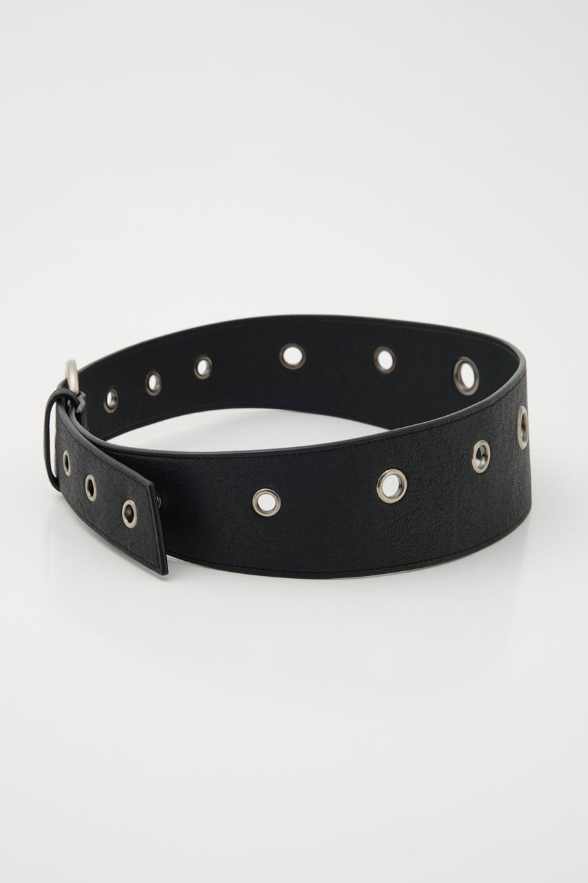 CIRCLE BUCKLE ベルト BLK FREE