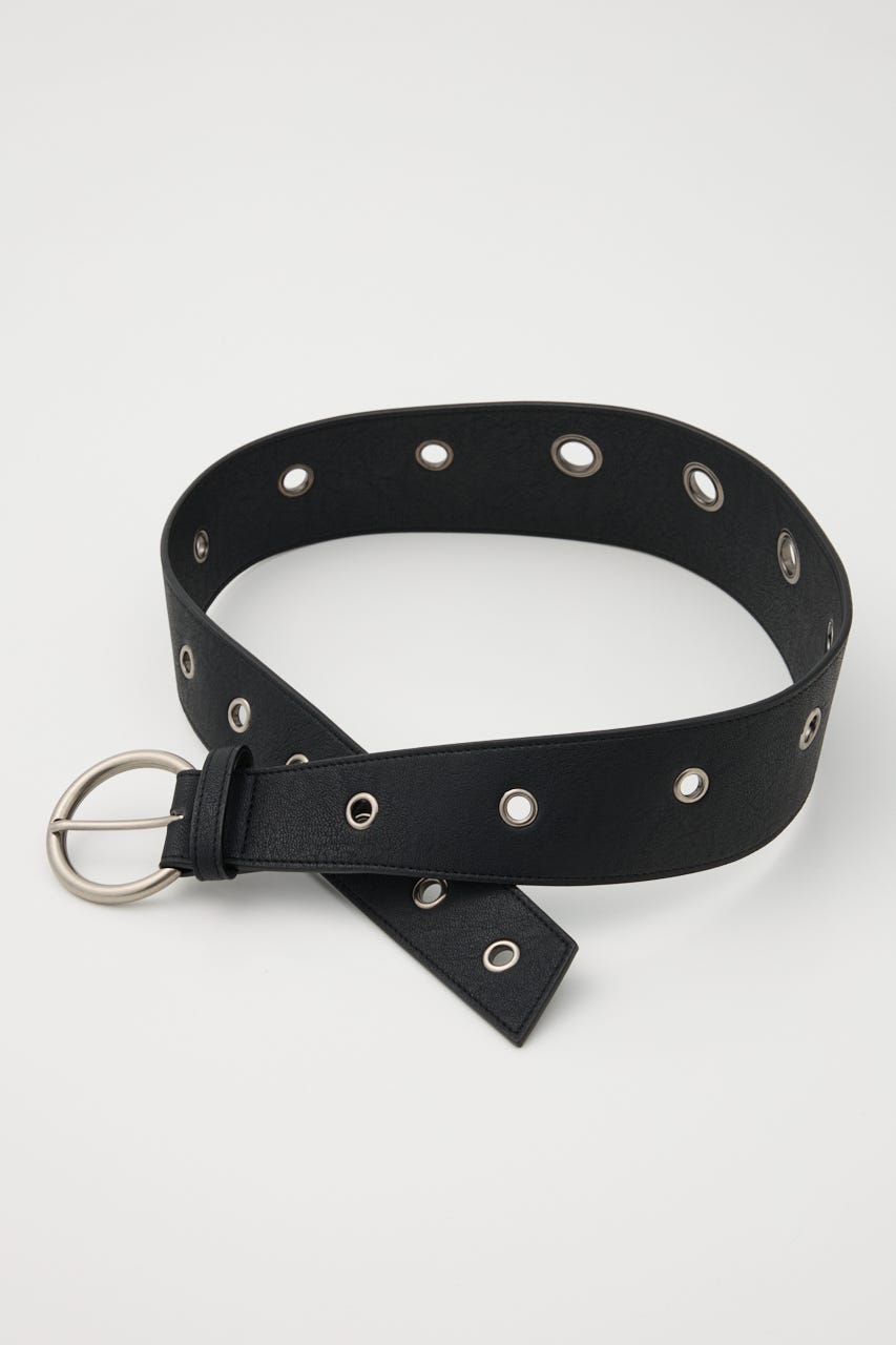CIRCLE BUCKLE ベルト BLK FREE