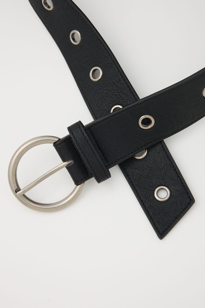 CIRCLE BUCKLE ベルト BLK FREE