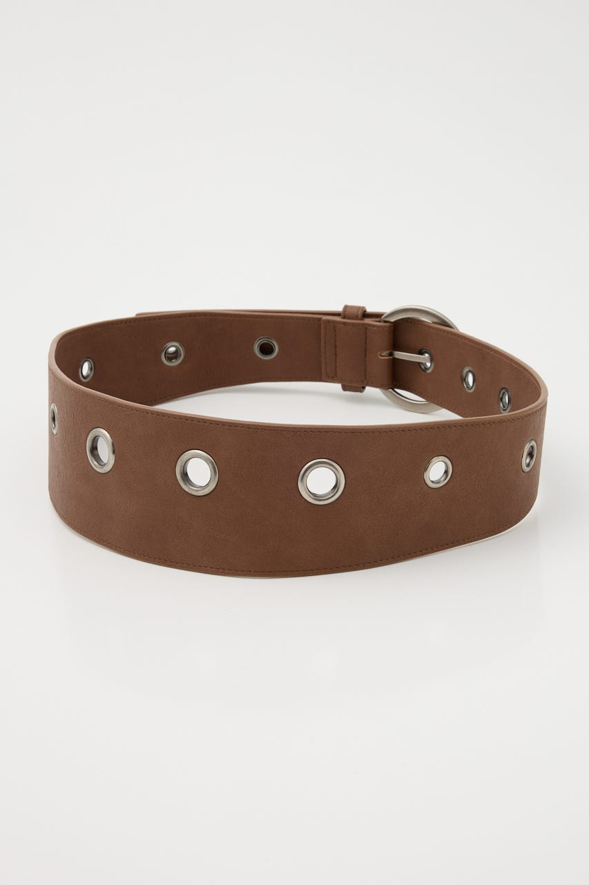 CIRCLE BUCKLE ベルト BRN FREE