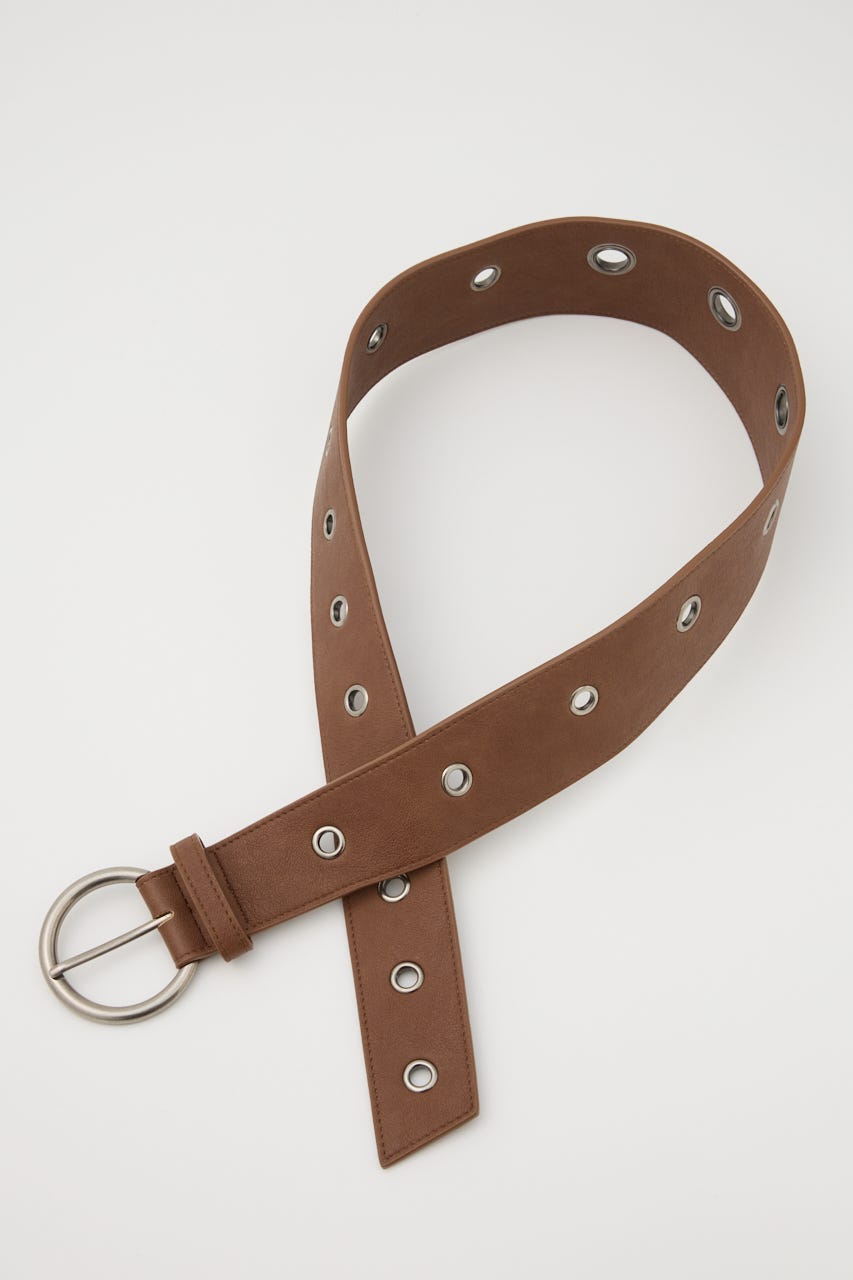 CIRCLE BUCKLE ベルト BRN FREE