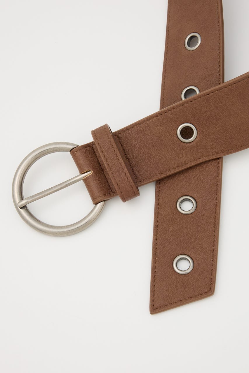CIRCLE BUCKLE ベルト BRN FREE