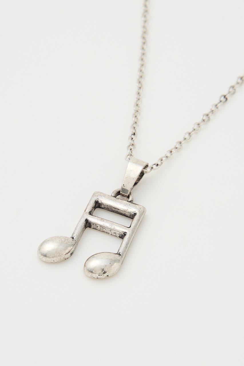 NOTE MOTIF ネックレス SLV FREE