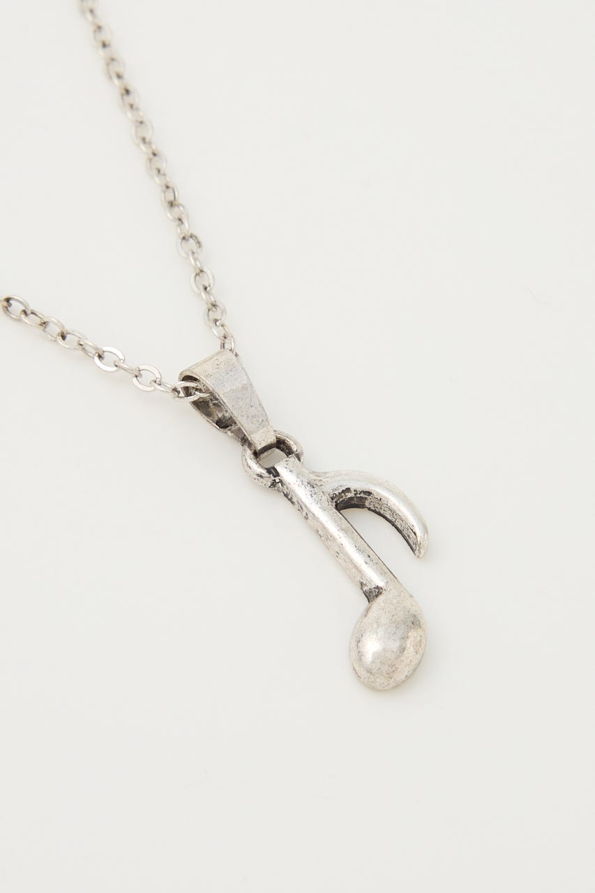 NOTE MOTIF ネックレス SLV FREE