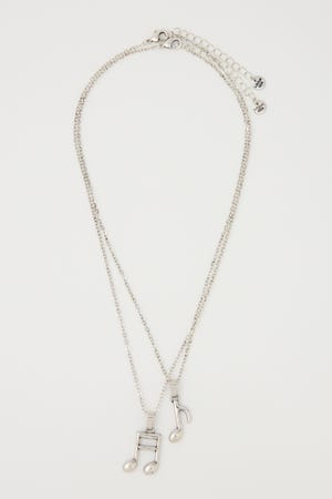 NOTE MOTIF ネックレス