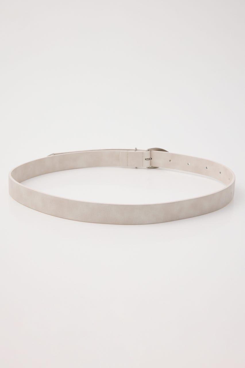 NARROW WESTERN ベルト WHT FREE