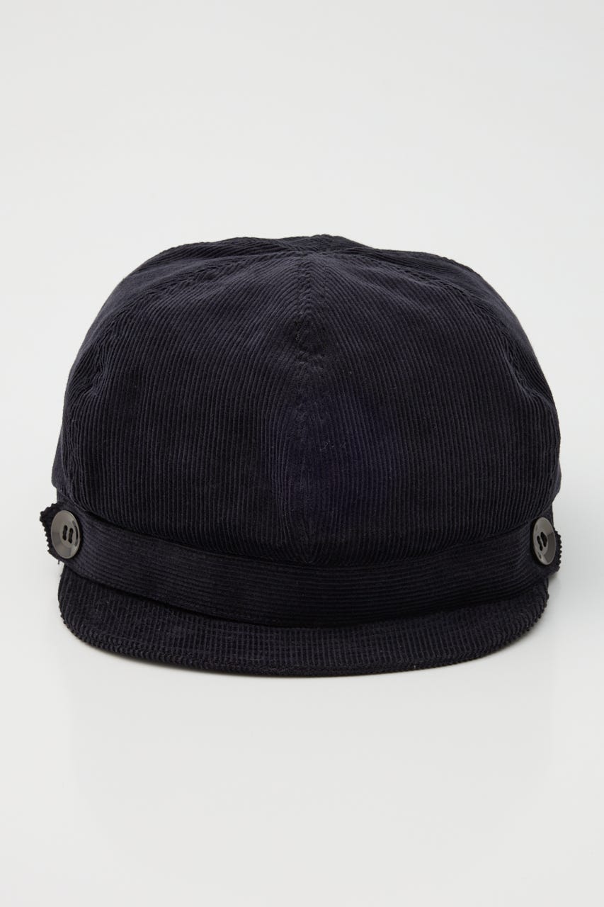 CORDUROY キャップ L/BLK FREE