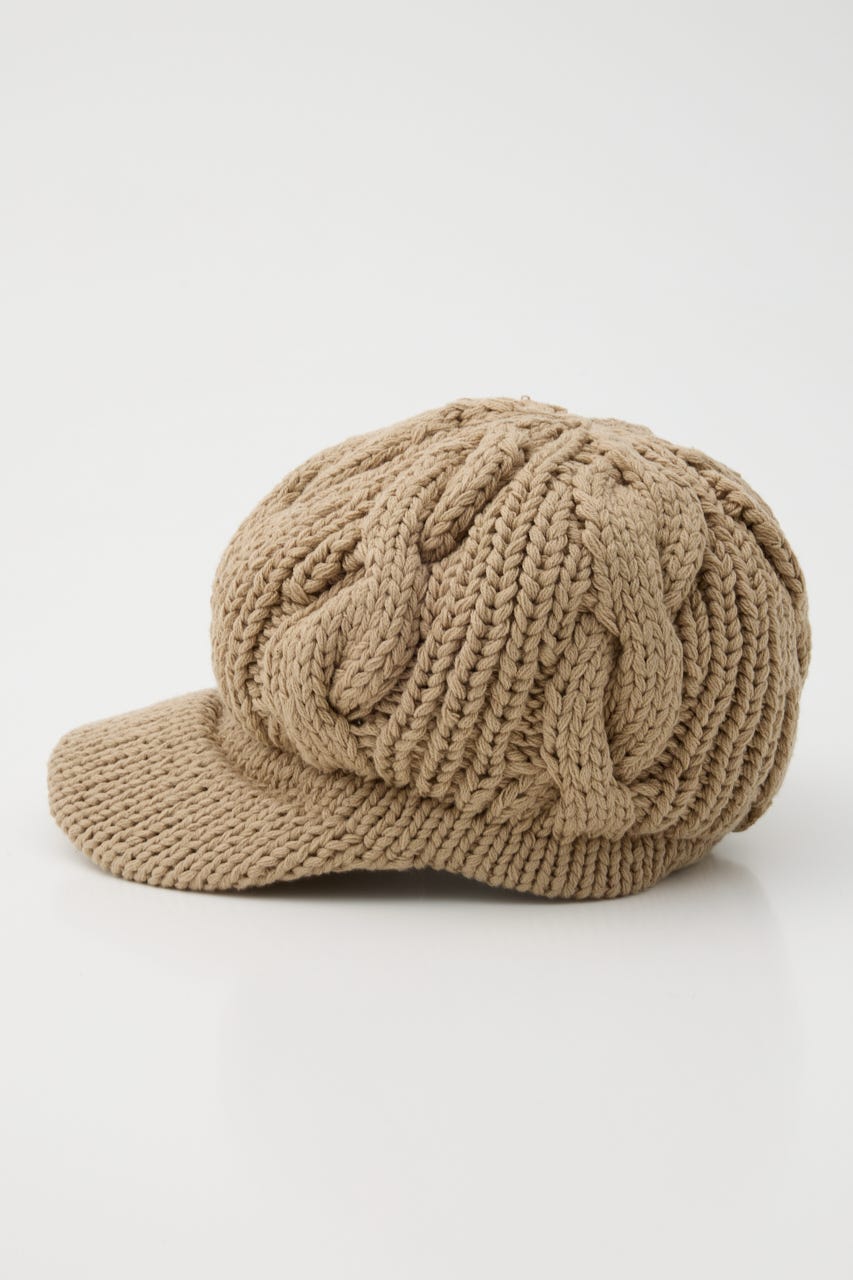 LOOSEY KNIT キャスケット BEG FREE