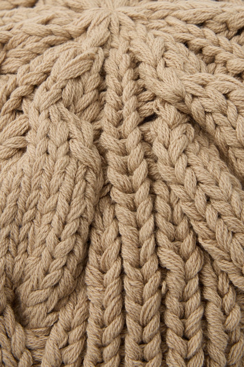 LOOSEY KNIT キャスケット BEG FREE