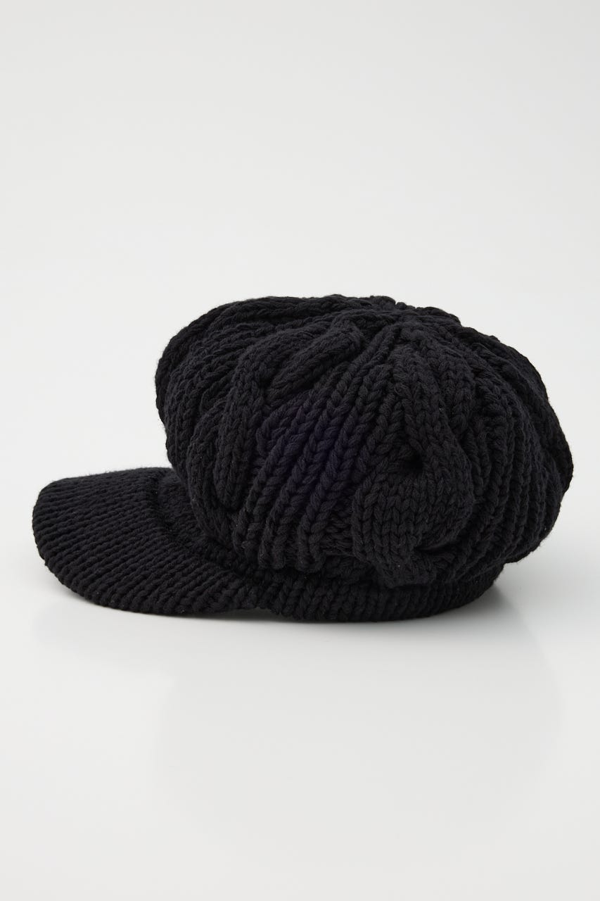 LOOSEY KNIT キャスケット BLK FREE