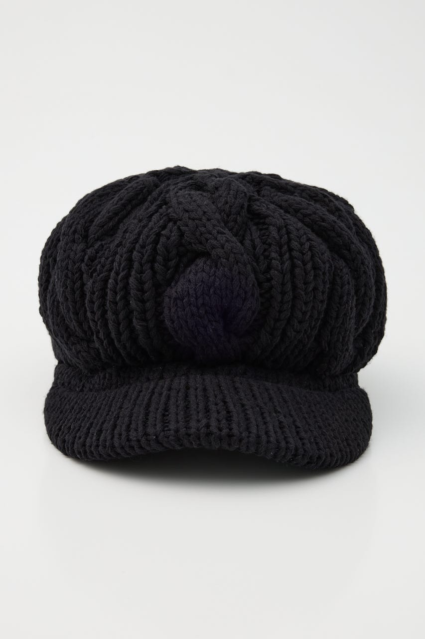 LOOSEY KNIT キャスケット BLK FREE