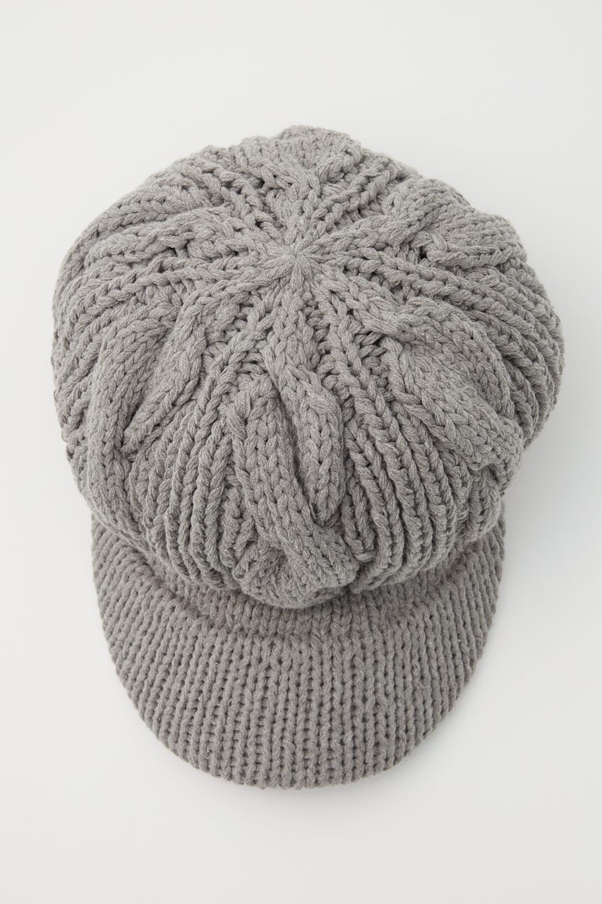 LOOSEY KNIT キャスケット GRY FREE