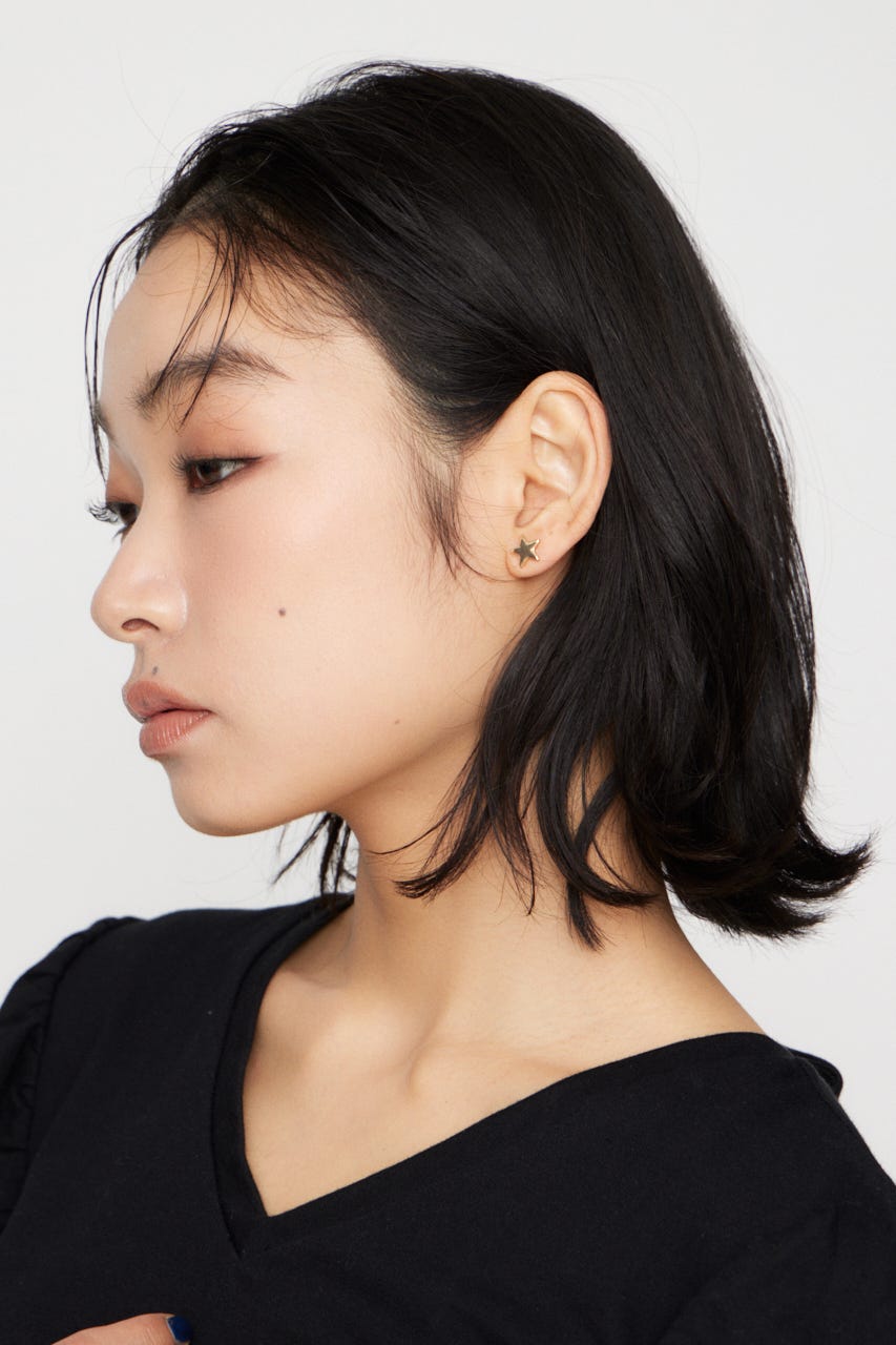 SMALL STAR ピアス GLD FREE