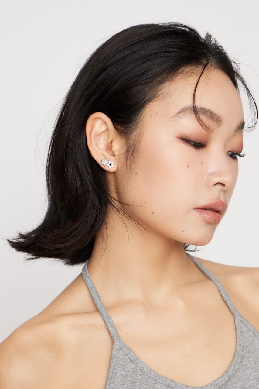 SMALL STAR ピアス SLV FREE