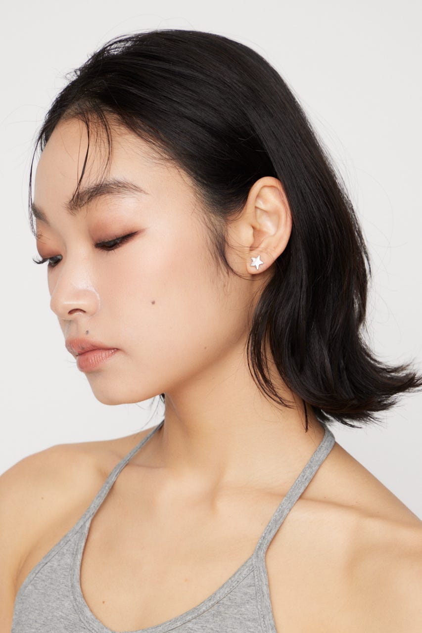 SMALL STAR ピアス SLV FREE