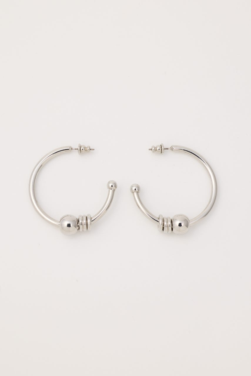 BIG HOOP RING ピアス SLV FREE