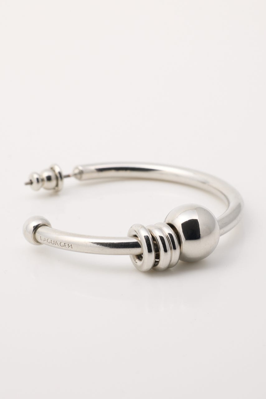 BIG HOOP RING ピアス SLV FREE