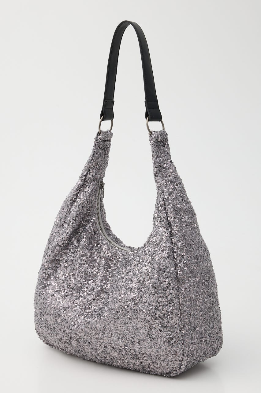SEQUINS BIG バッグ SLV FREE